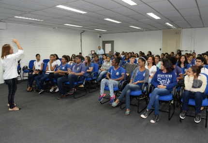 Alunos de da escola pública